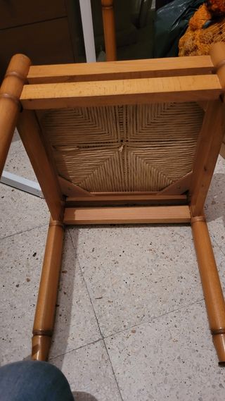 Sillas de pino macizo