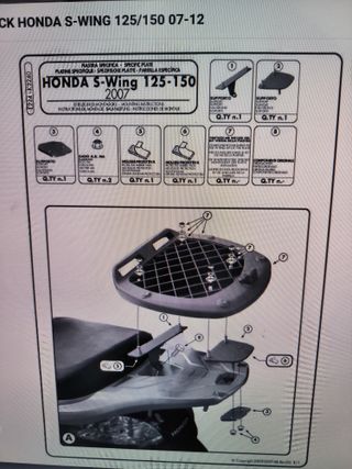 Herraje Honda S Wing 125-150 07-12