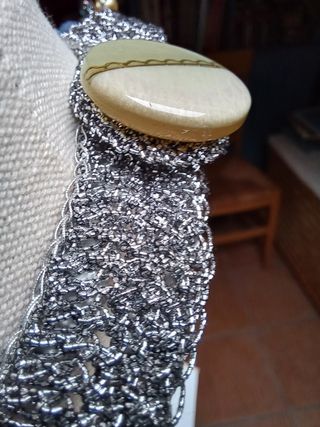 Collana artigianale azzurra