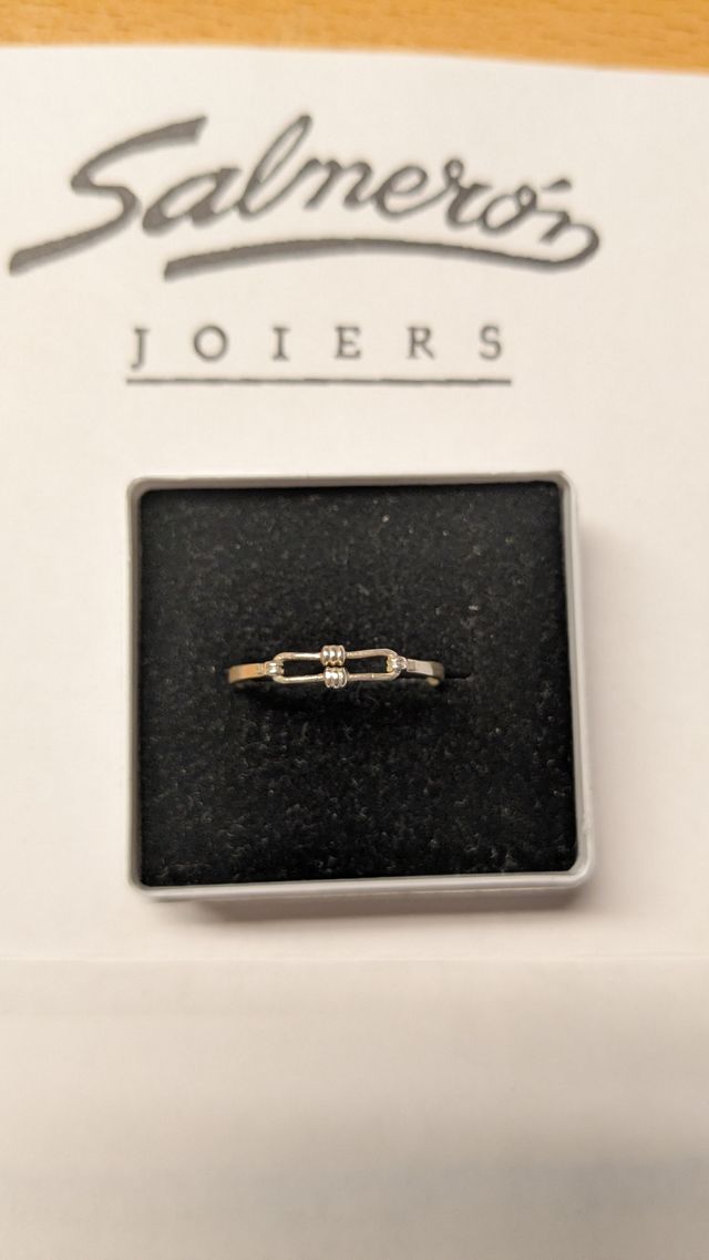 Anillo de Plata Fino y Sutil – Talla 19 mm