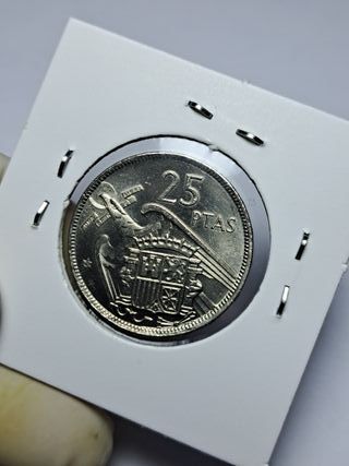 25 PESETAS FRANCO 1957 *71 SIN CIRCULAR