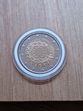 2e com Slovacchia 2015. Bandiera Europea