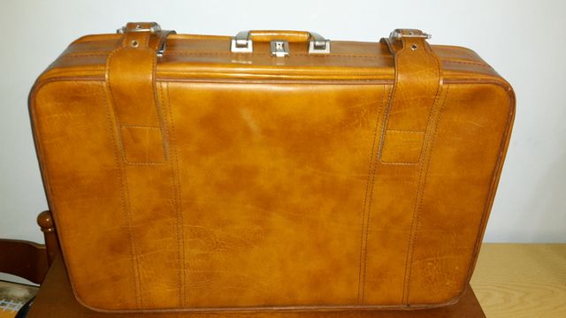 Valigia Vintage in ottime condizioni vera pelle