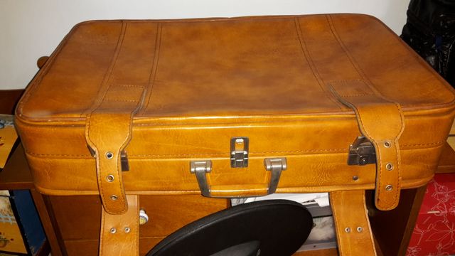 Valigia Vintage in ottime condizioni vera pelle