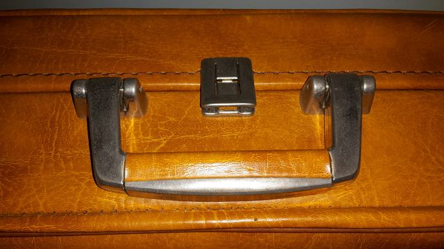 Valigia Vintage in ottime condizioni vera pelle