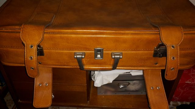 Valigia Vintage in ottime condizioni vera pelle