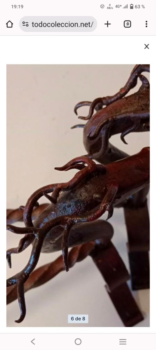 pareja morrillo zoomorfos caballos decoración