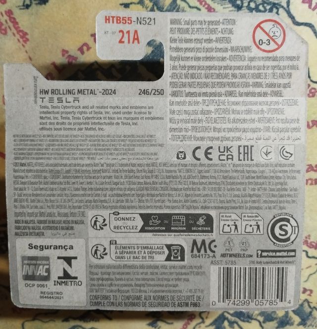 Hot Wheels Tesla Cybertruck 