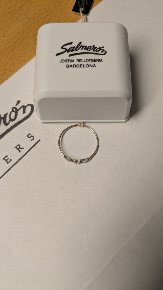 Anillo de Plata en Forma de Nudo – Talla 18.1 mm