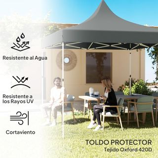 Carpa Plegable Pop-up Gazebo 3x3 m Cenador