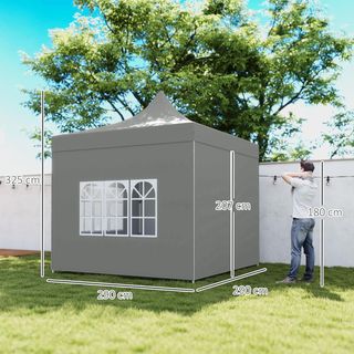 Carpa Plegable Pop-up Gazebo 3x3 m Cenador