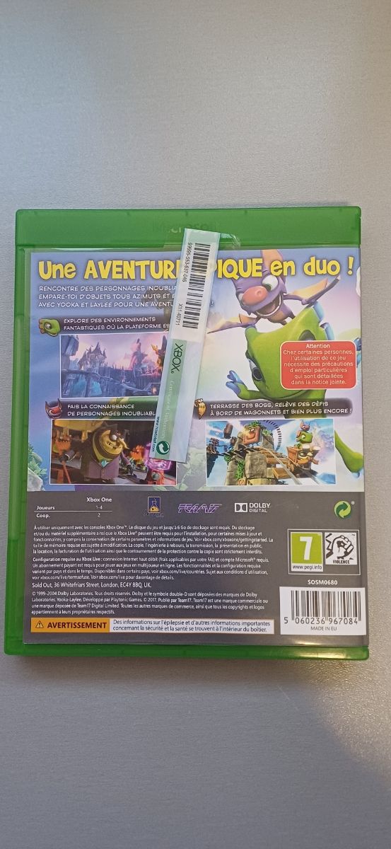 XBox One Yooka Laylee juego