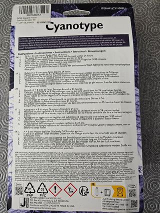 Jacquard Juego de cianotipos