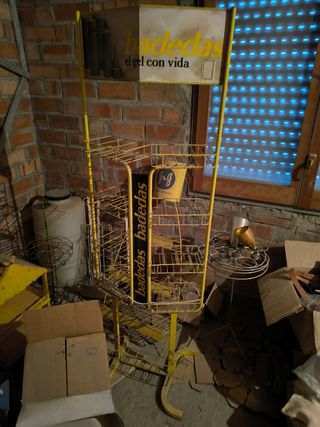 Lote expositores merceria vintage muy antiguo
