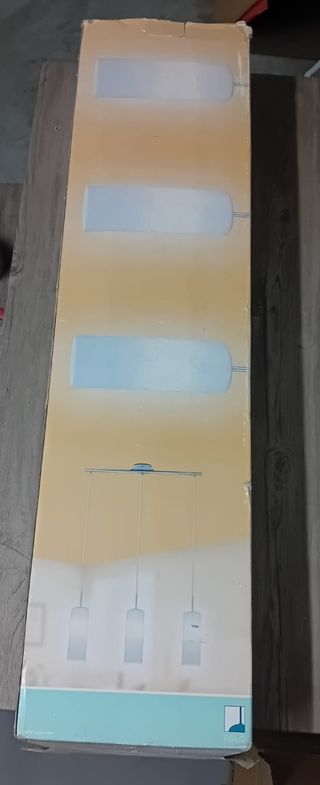 Lámpara salón colgante techo.