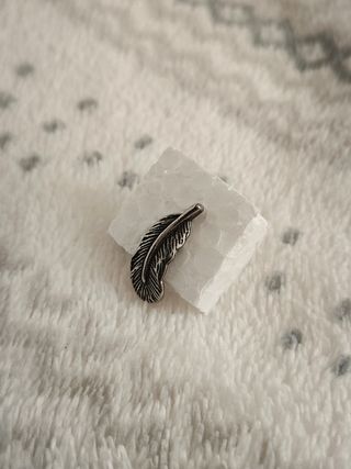 Pendiente acero pluma