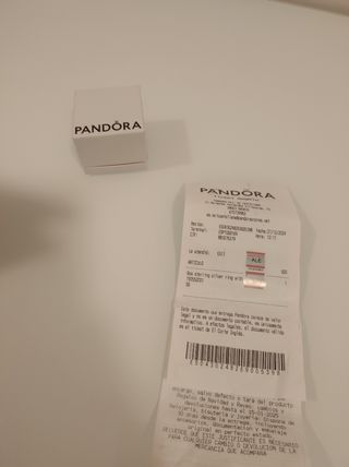 Anillo de plata Pandora