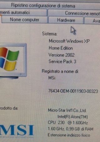 All in one PC MSI MS-6638 TOUCHSCREEN