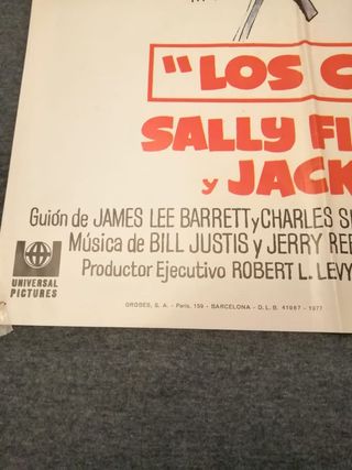 Cartel Cine 1977 LOS CARADURAS