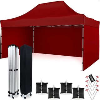 Carpa Plegable 3x4,5 100% Impermeable, 3 Paredes