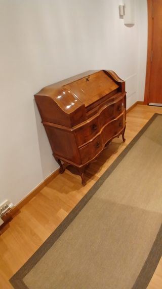 Escritorio secretero vintage de madera
