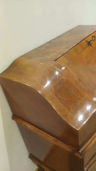 Escritorio secretero vintage de madera