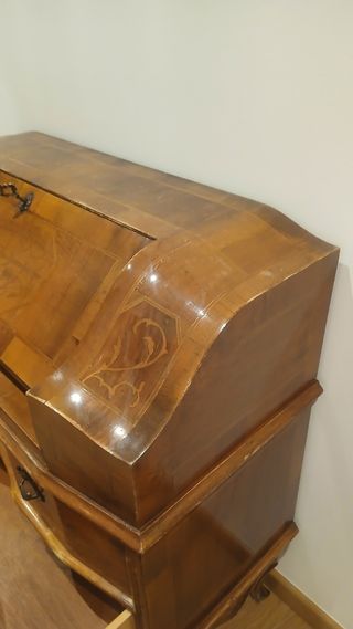 Escritorio secretero vintage de madera