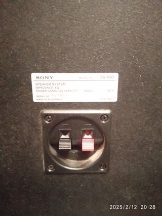 Altavoces SONY SS-A50