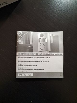 Sensor de movimiento con alarma