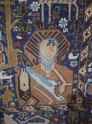 Alfombra persa antigua