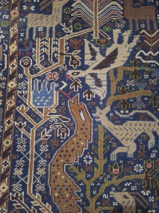 Alfombra persa antigua