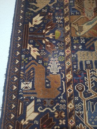 Alfombra persa antigua