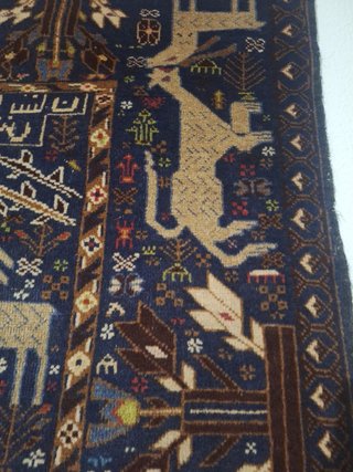 Alfombra persa antigua