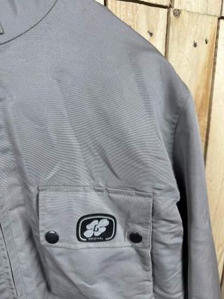 CHAQUETA T-M DE MOTO GARIBALDI GRIS IMPERMEABLE