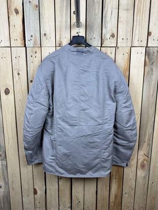 CHAQUETA T-M DE MOTO GARIBALDI GRIS IMPERMEABLE