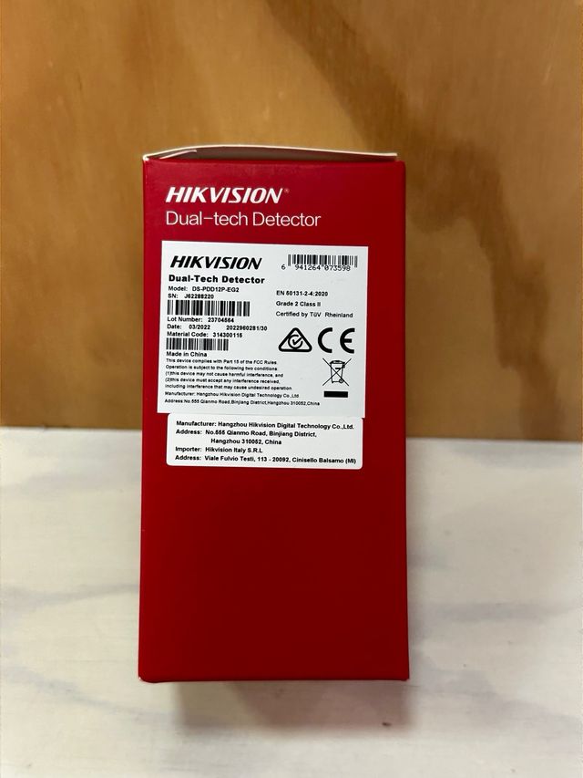 Detector Hikvision dualtech PAREJA