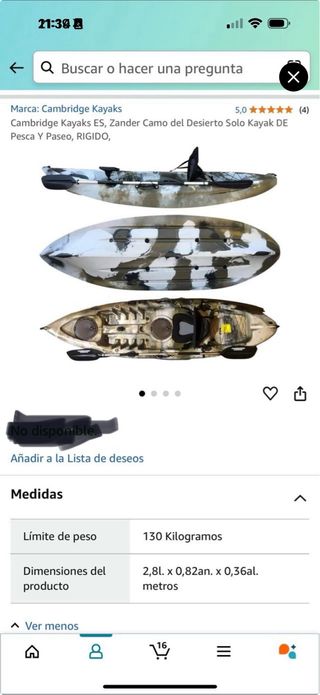 Kayak de pesca