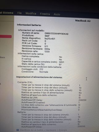Macbook air 13,3
