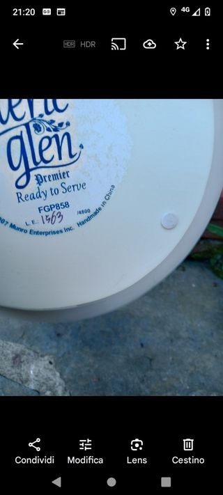 Stupendi fatina sul piatto rari glen