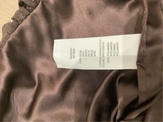 Vestido fiesta seda marron. Tintoretto.