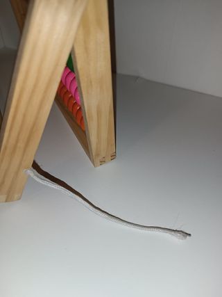 Ábaco con pizarra y cartas