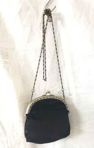 Bolso nuevo de terciopelo negro – Estilo vintage