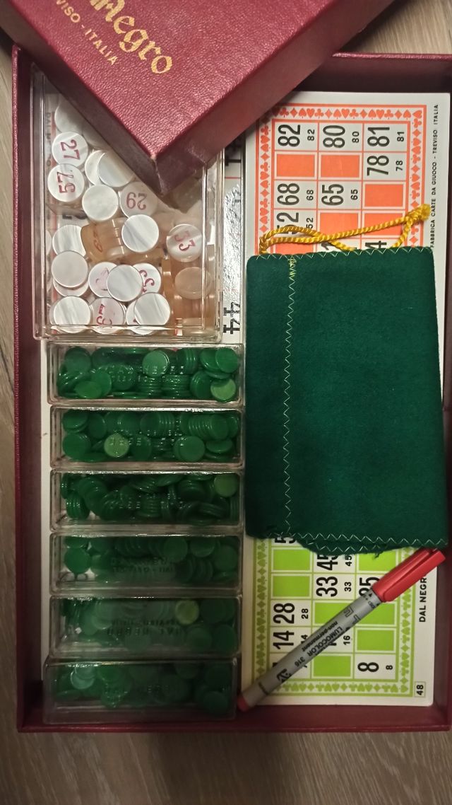 Gioco della tombola Del Negro