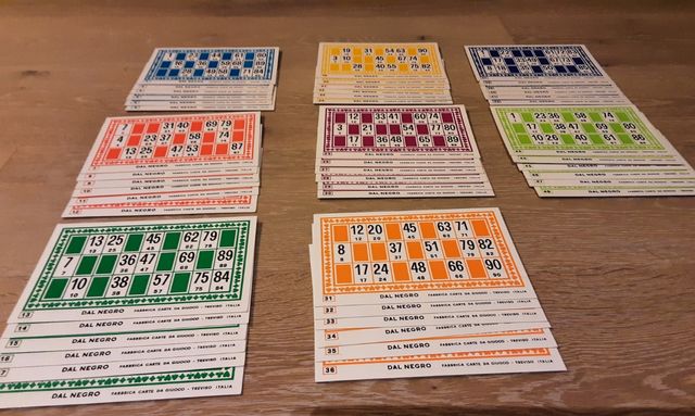 Gioco della tombola Del Negro