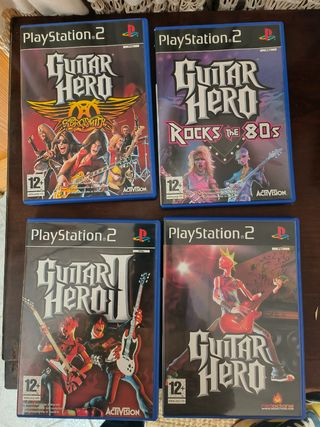 Pack guitar Hero play station 2
