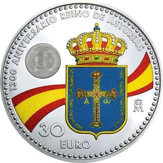 Moneda plata Reino de Asturias