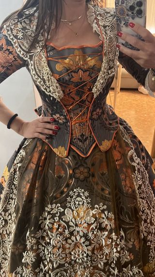 Traje fallera completo