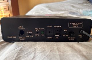 Amplificador de hilo musical