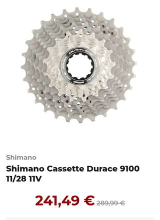 Cassette DURACE 11-30 11V