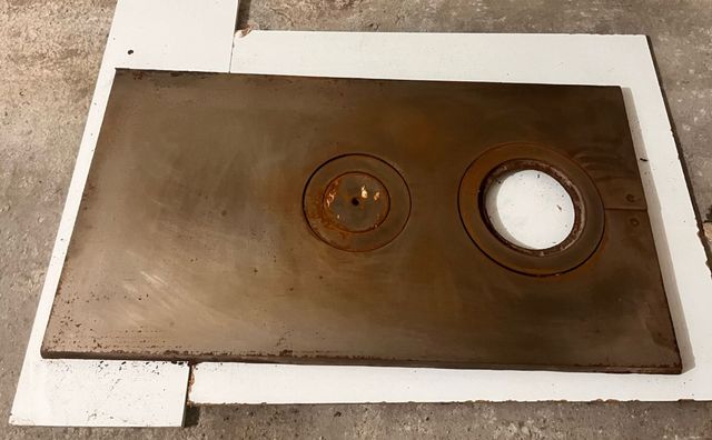 Plancha cocina de leña